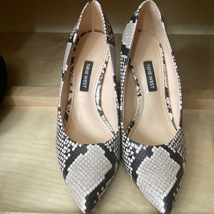 Nine West Snake Pumps
